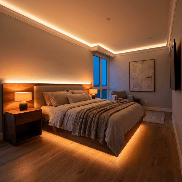 Циркадное освещение: от холодного утреннего до теплого вечернего