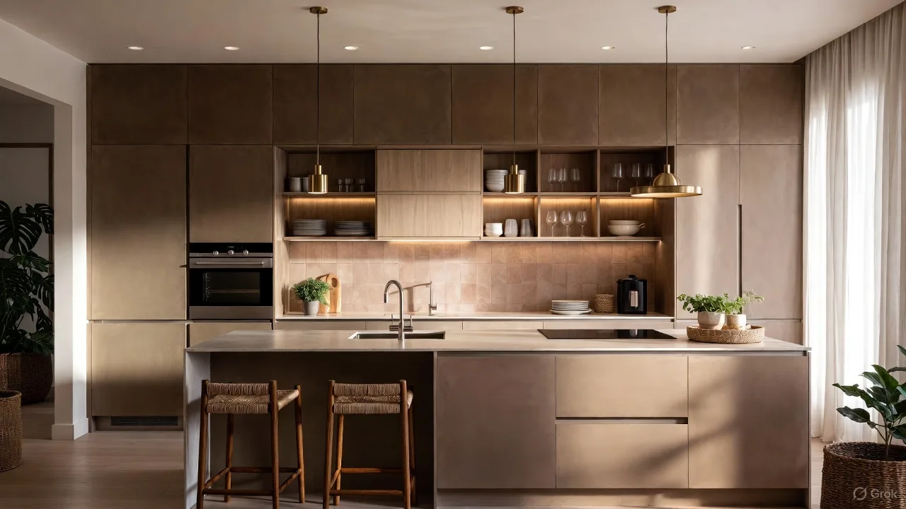Kitchen trends 2026: warm earthy colors, durable natural materials, hidden appliances, eco-design and flexible layouts. Concise guide for renovation and inspiration.