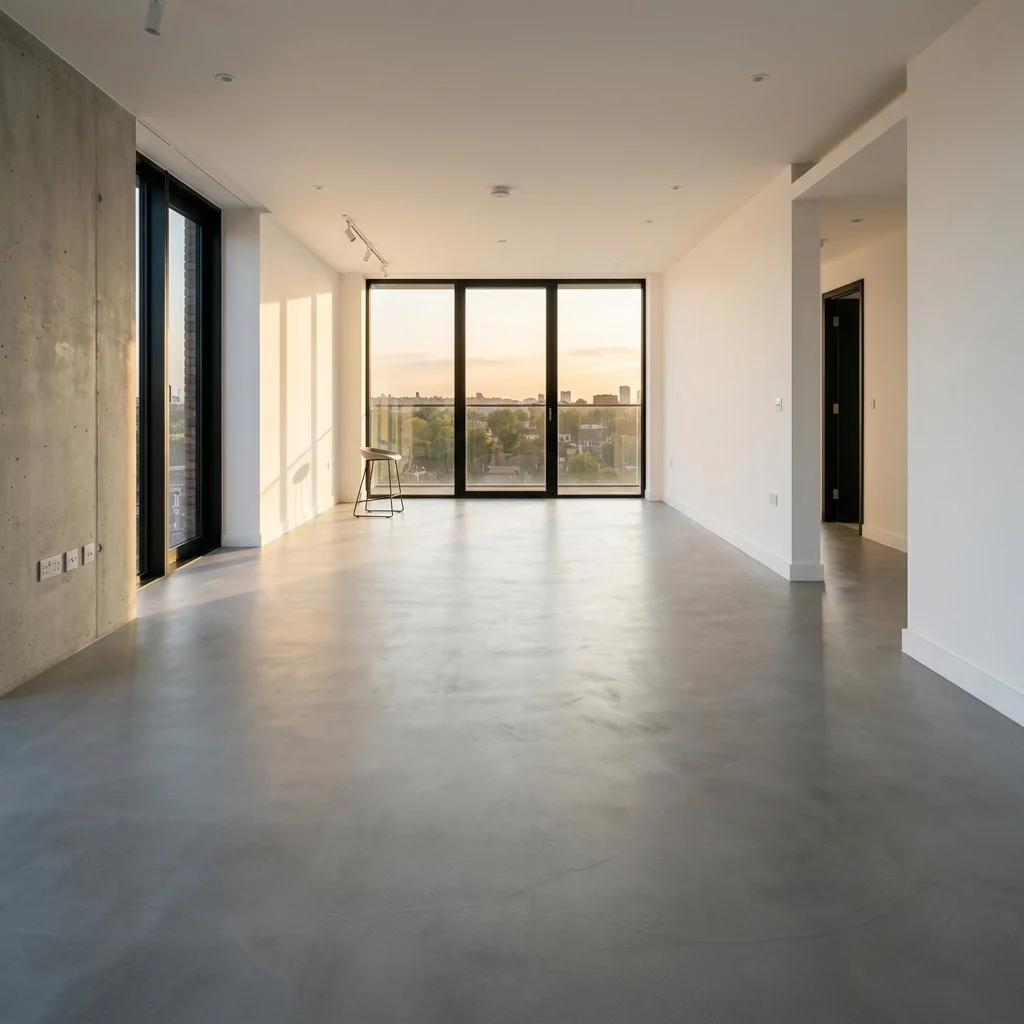 A practical guide to calculating floor screed correctly: area, average thickness, dry mix consumption, bag count, water, and a realistic reserve.