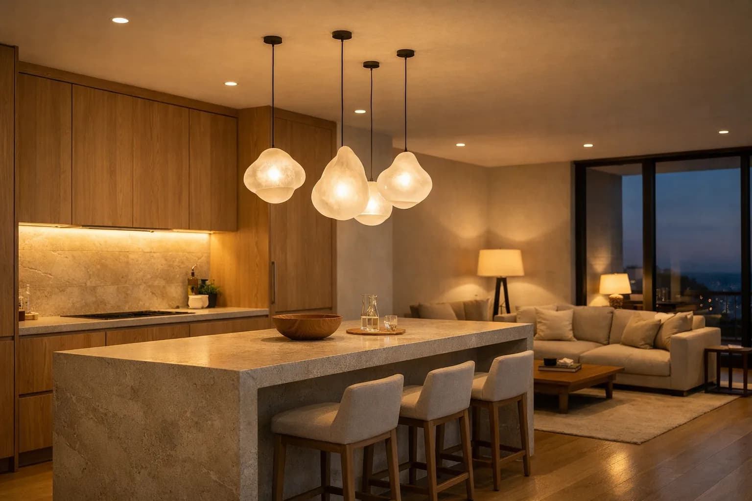 The top lighting trends 2026 for kitchens, bedrooms, bathrooms, and living rooms: layered lighting, warm dimmable light, hidden cabinet lighting, smarter controls, and common remodel mistakes to avoid.