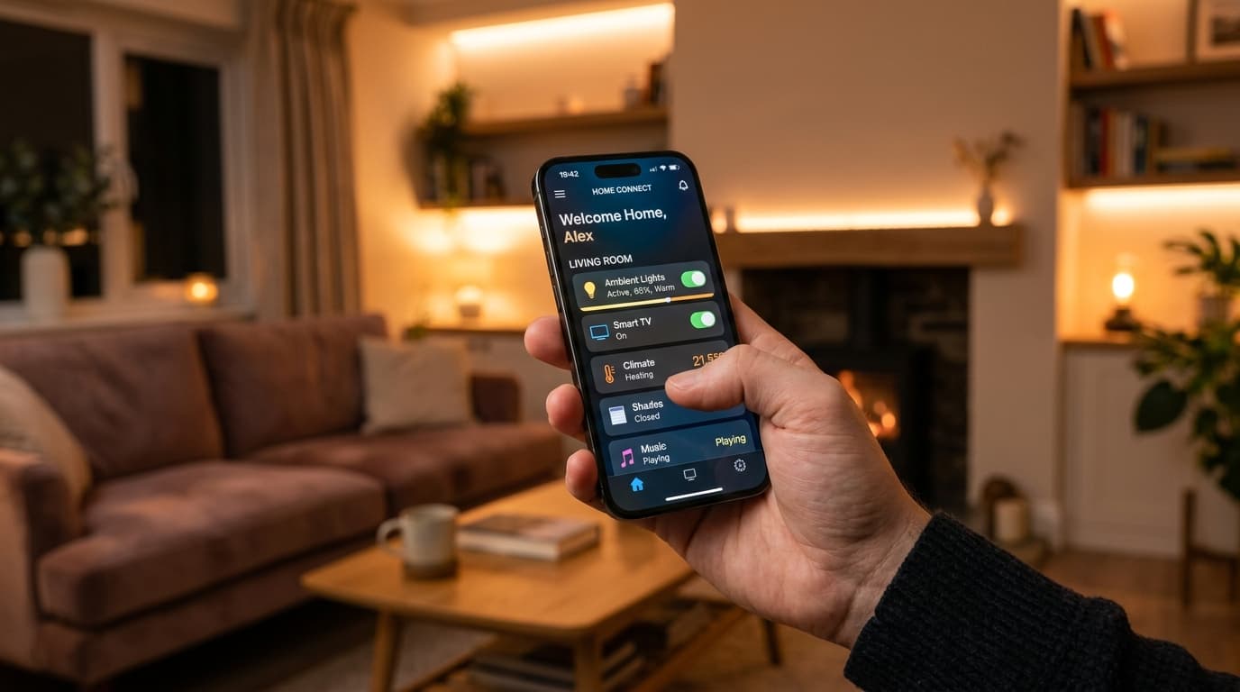 How to upgrade an existing home with modern smart technology. Matter 1.3 protocol, Thread mesh, system architecture diagrams, starter kits, and energy savings.