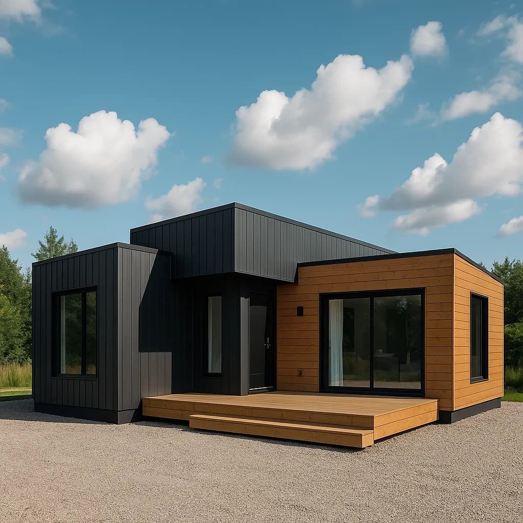 Assembly of modular home sections