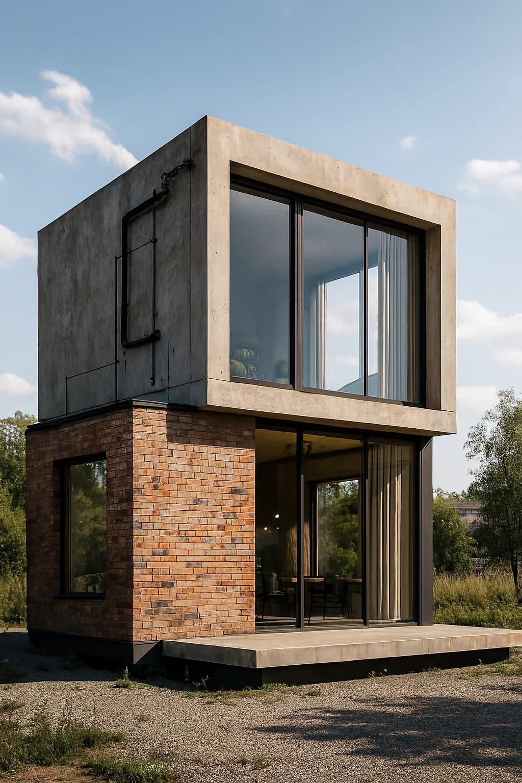 Loft-style modular house
